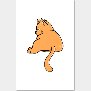 Orange Cat Posters and Art